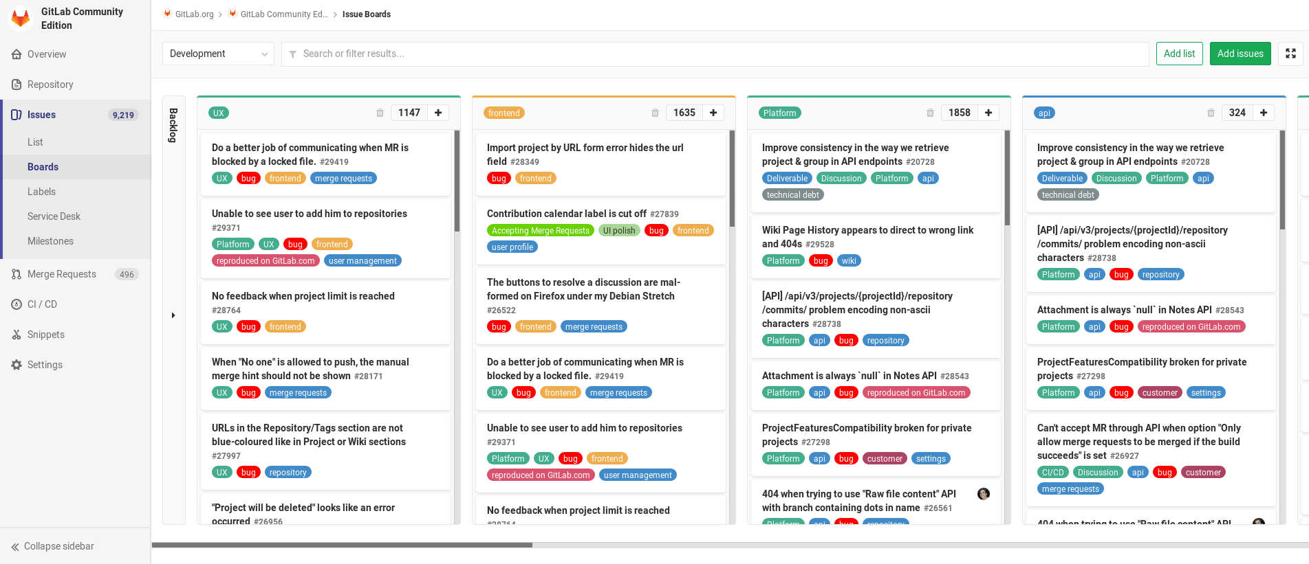 Импорт проекта gitlab